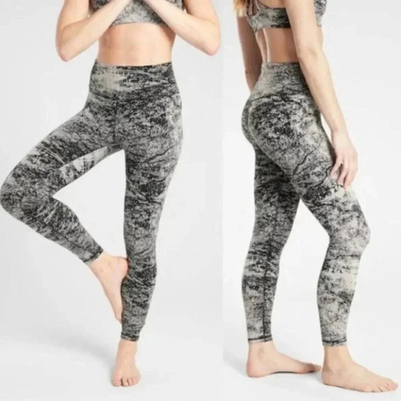 2-Pair of Athleta Elation Glade 7/8 Leggings Size Small - Picture 2 of 14
